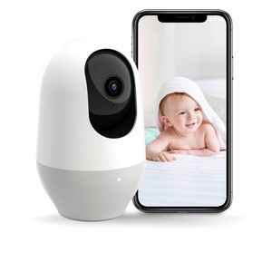 NEW Baby Monitor, WiFi Pet Camera Indoor, 360-degree Wireless IP Nanny Camera